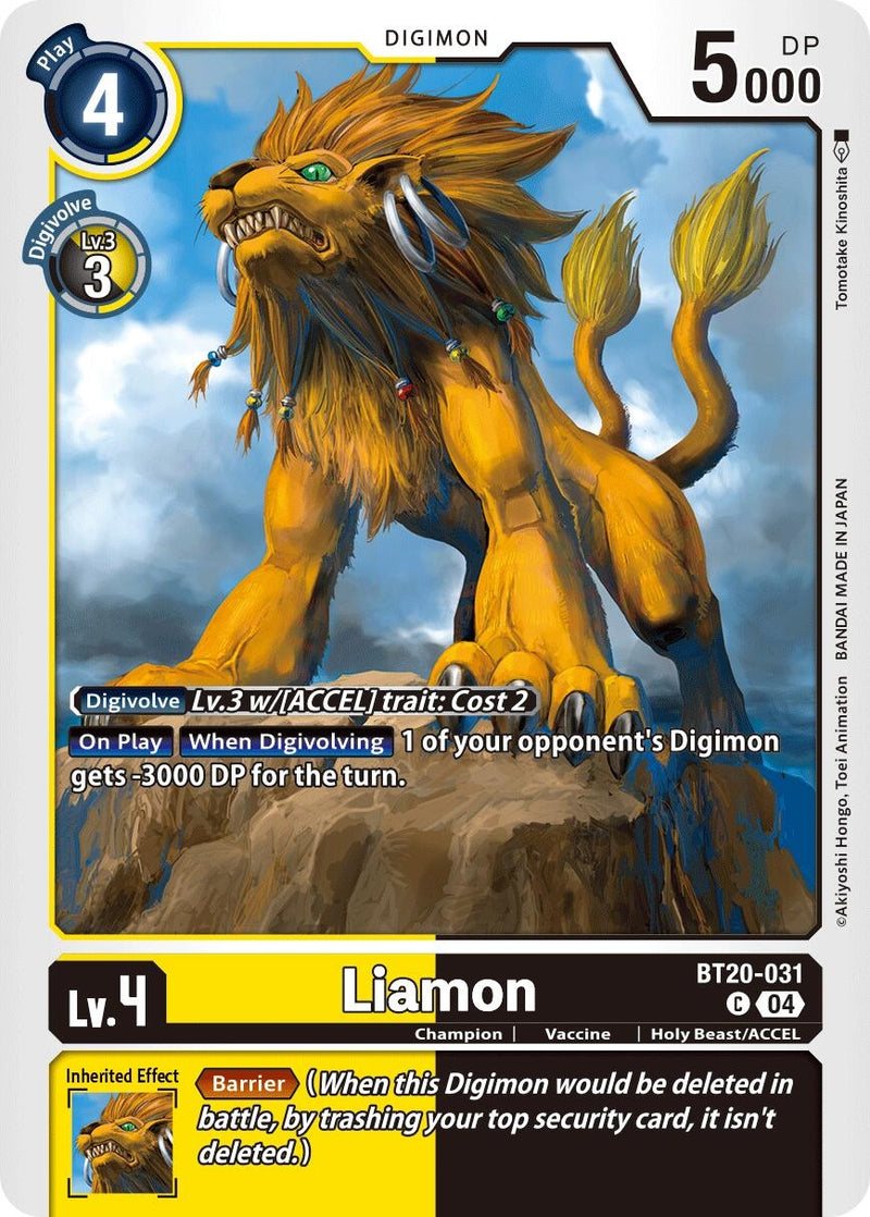 Image for Liamon (BT20-031 C) (Release Special Booster 2.5) (BT19-20) - Digimon Card Game