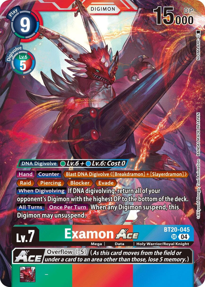 Image for Examon ACE (BT20-045 SR) (Release Special Booster 2.5) (BT19-20) - Digimon Card Game