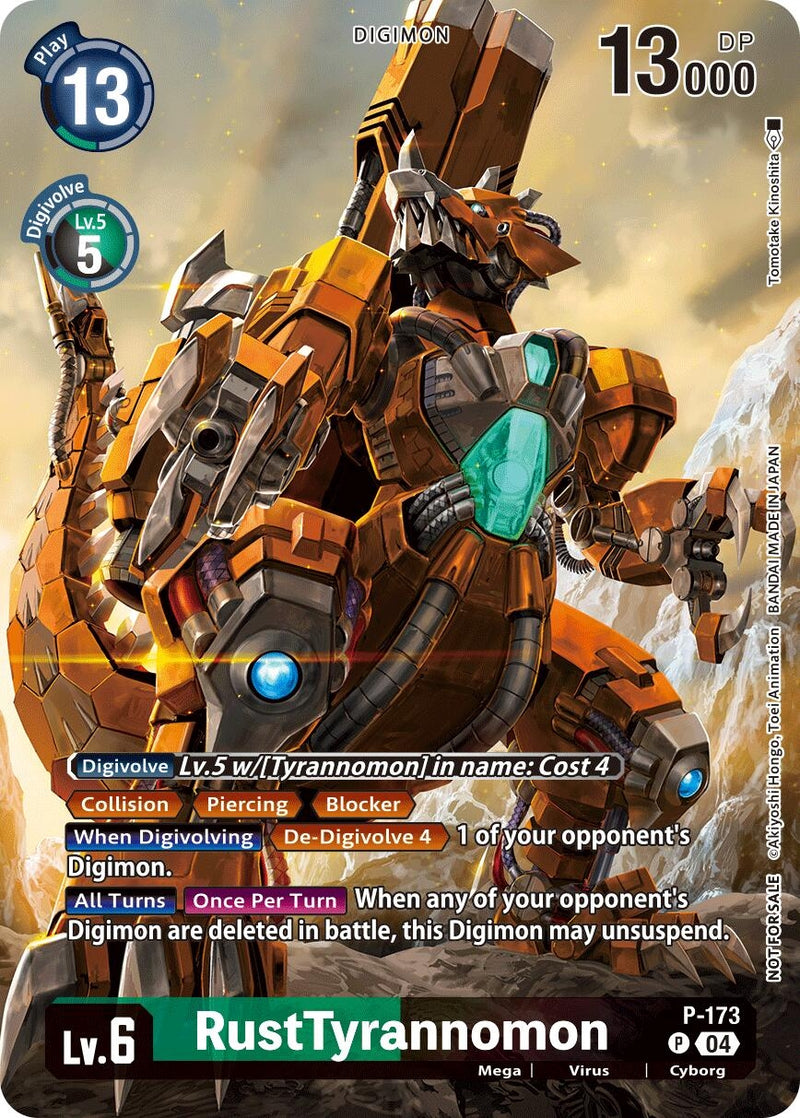 Image for RustTyrannomon (Update Pack 2025) (P-173 P) (Release Special Booster 2.5) (BT19-20) - Digimon Card Game