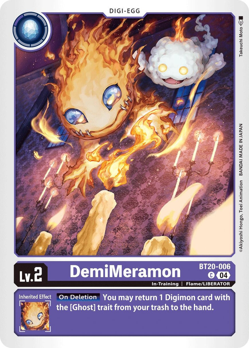 Image for DemiMeramon - BT20-006 (BT20-006 C) (Release Special Booster 2.5) (BT19-20) - Digimon Card Game