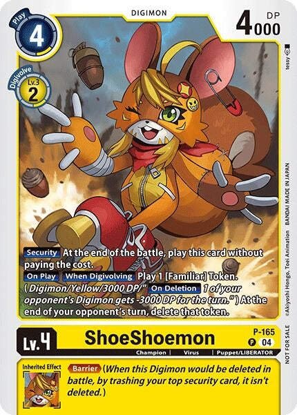 Image for ShoeShoemon (Store Tournament 2025 Vo.1 Participation Pack) (P-165 P) [D-PR]