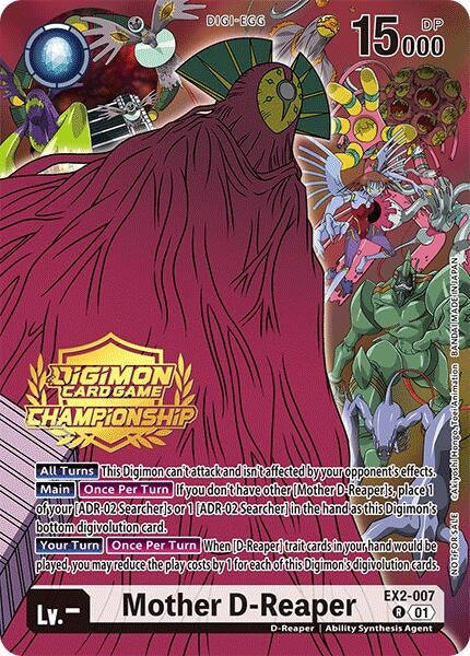 Image for Mother D-Reaper (Championship 2024 Tamers Pack) (EX2-007 R) [EX02]