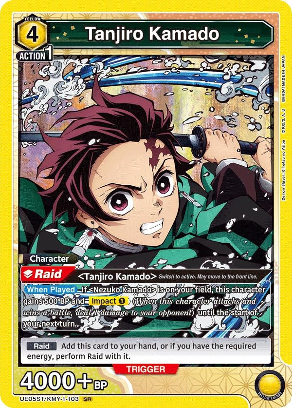 Image for Tanjiro Kamado (103) (UE05ST/KMY-1-103) [UE05ST: Demon Slayer: Kimetsu no Yaiba Starter Deck]