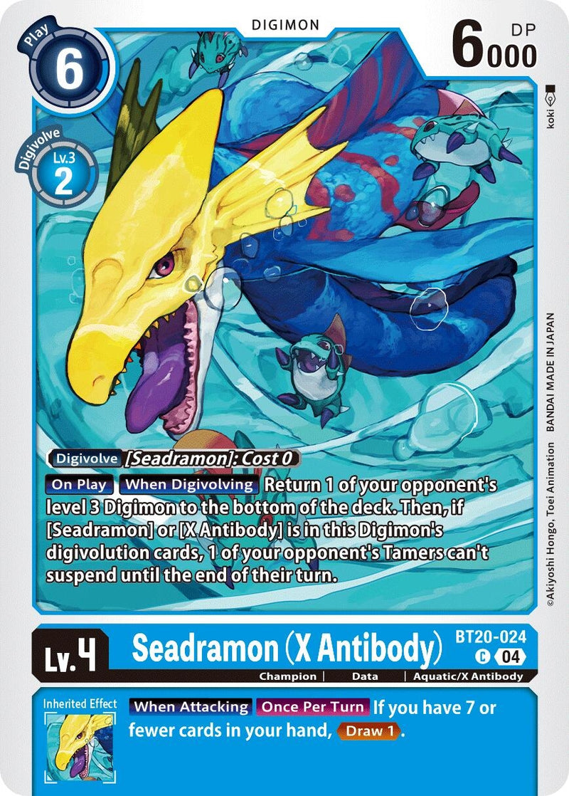 Image for Seadramon (X Antibody) (BT20-024 C) [BT19-20]
