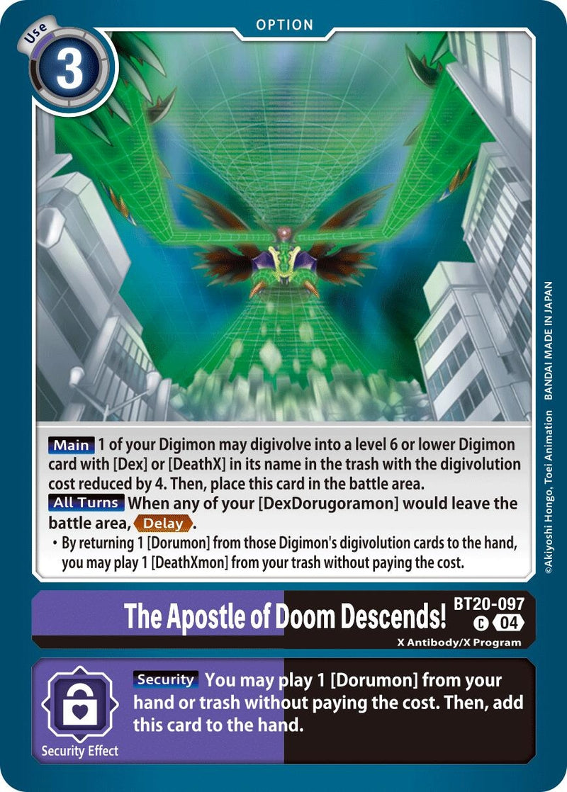 Image for The Apostle of Doom Descends! (BT20-097 C) [BT19-20]