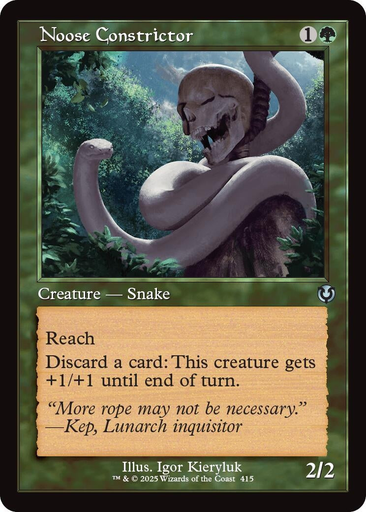 Image for Noose Constrictor (Retro Frame) (415) (INR)
