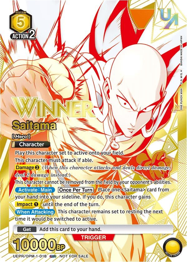 Image for Saitama (018) (Winner) (UEPR/OPM-1-018) [UEPR]