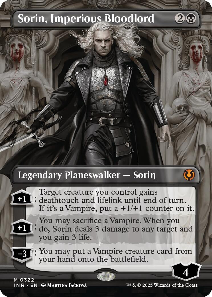 Image for Sorin, Imperious Bloodlord (Borderless) (322) (INR)