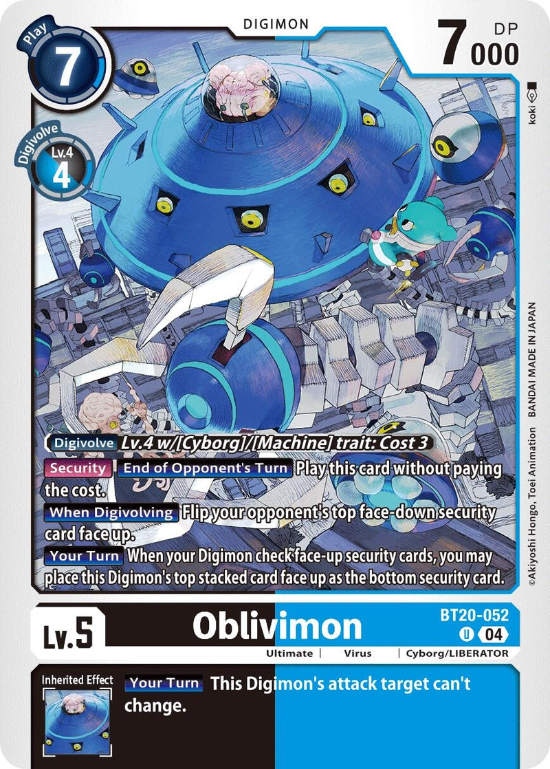 Image for Oblivimon (BT20-052 U) [BT19-20]
