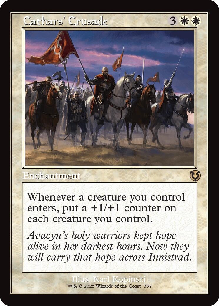 Image for Cathars' Crusade (Retro Frame) (337) (INR)