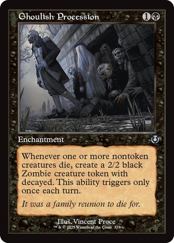 Image for Ghoulish Procession (Retro Frame) (378) (INR)