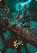 Image for Rooftop Storm Art Card (Gold-Stamped Signature) (8) [AAINR]