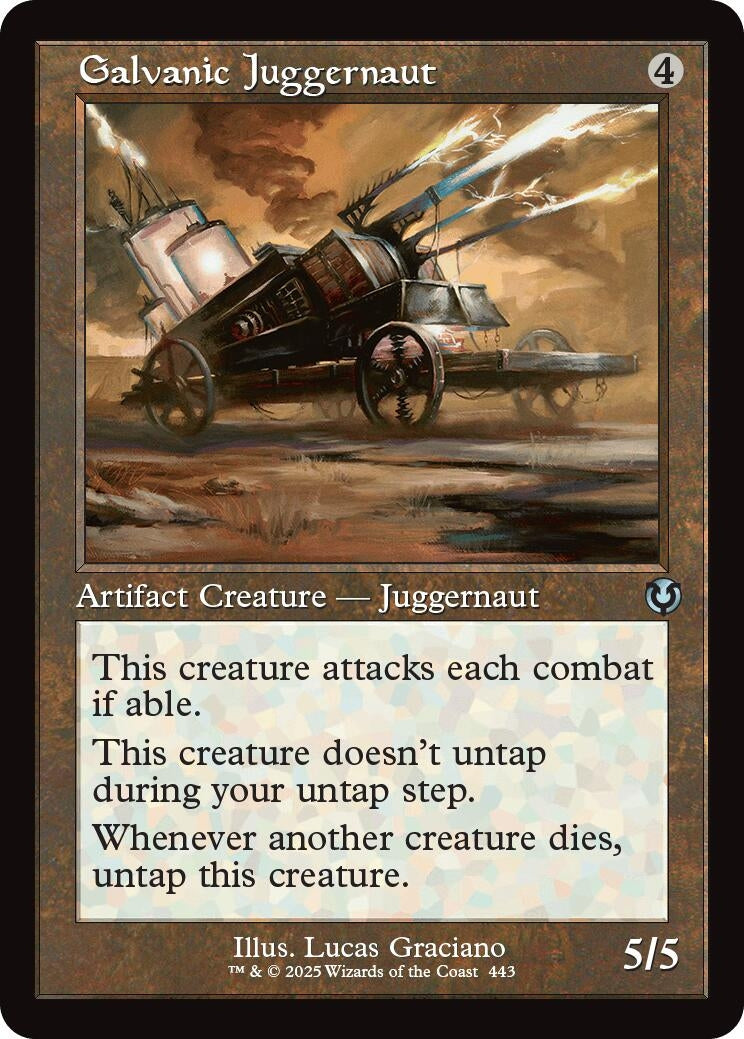 Image for Galvanic Juggernaut (Retro Frame) (443) (INR)