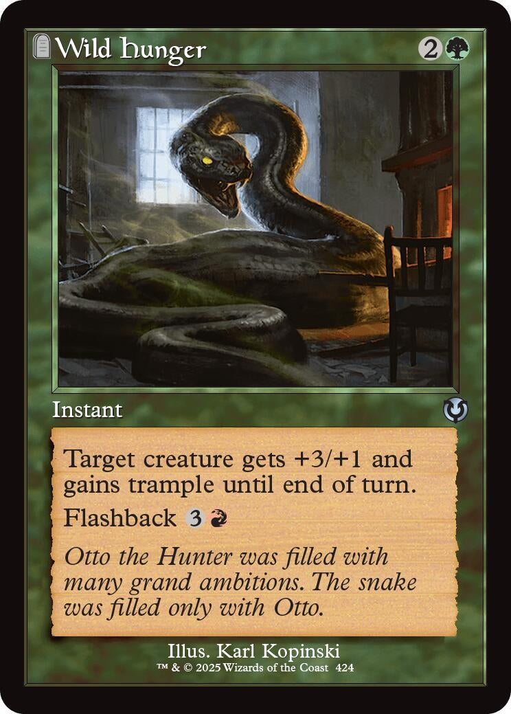 Image for Wild Hunger (Retro Frame) (424) (INR)