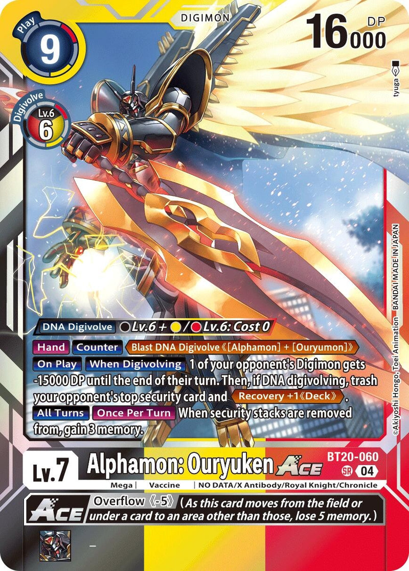 Image for Alphamon: Ouryuken ACE (BT20-060 SR) [BT19-20]