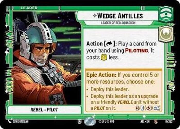 Image for Wedge Antilles - Leader of Red Squadron (008/257) [JTL]