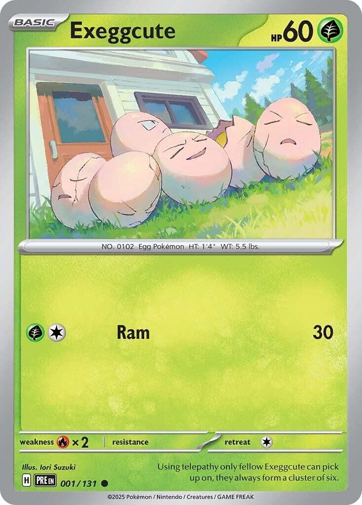 Image for Exeggcute (001/131) (SV: Prismatic Evolutions) - Pokemon