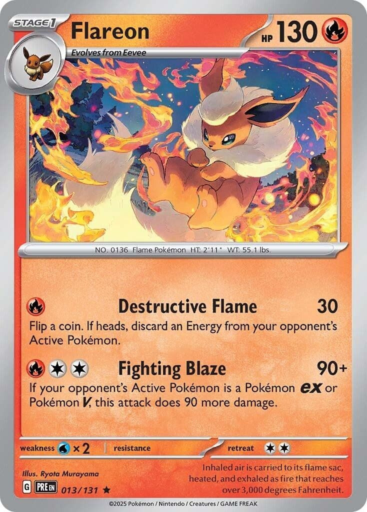 Image for Flareon (013/131) (SV: Prismatic Evolutions) - Pokemon