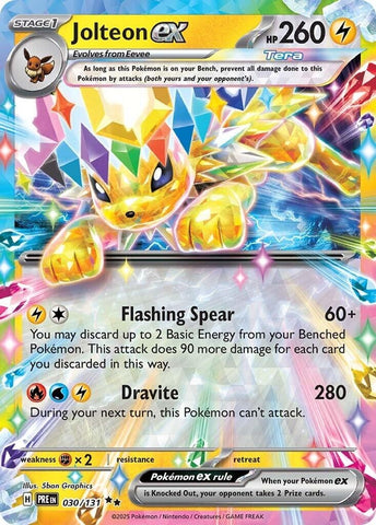 Image for Jolteon ex (030/131) (SV: Prismatic Evolutions) - Pokemon