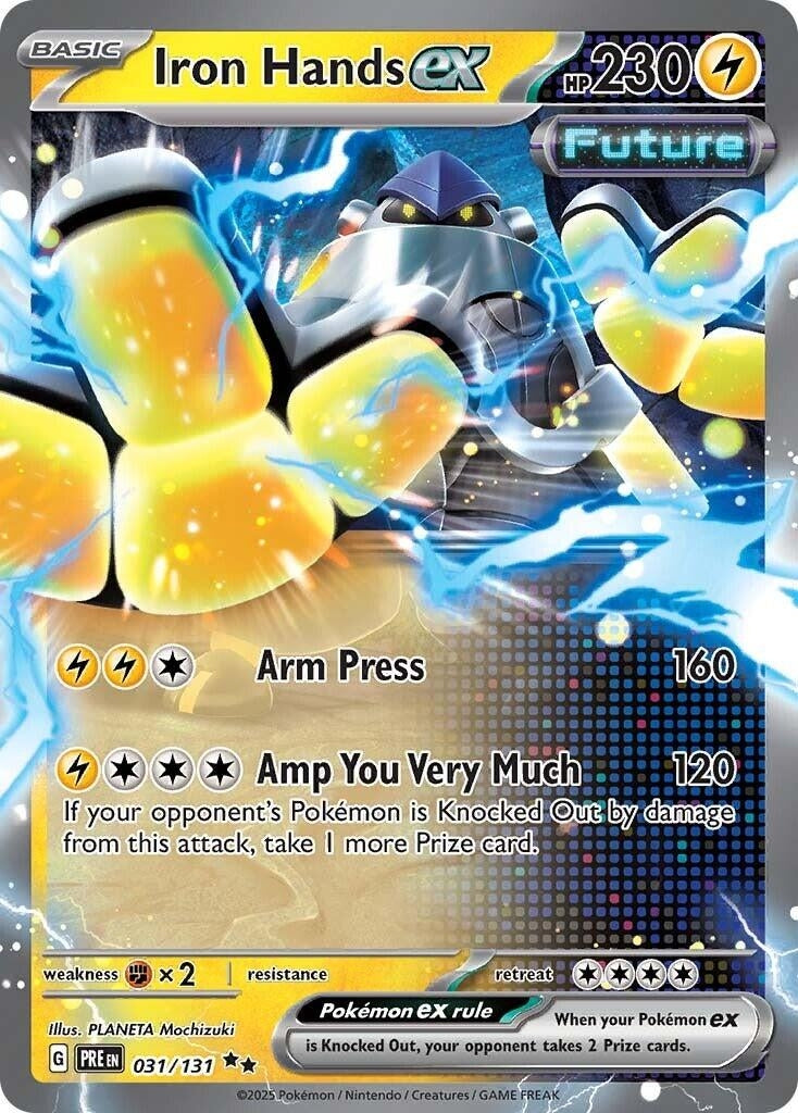 Image for Iron Hands ex (031/131) (SV: Prismatic Evolutions) - Pokemon