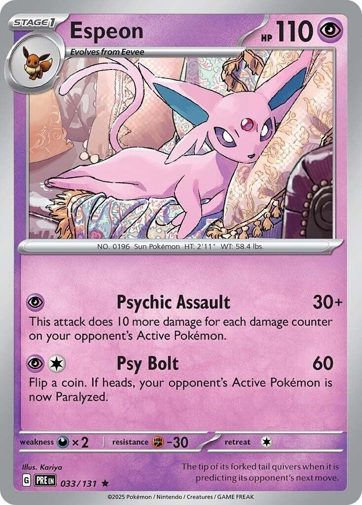 Image for Espeon (033/131) (SV: Prismatic Evolutions) - Pokemon