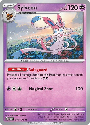 Image for Sylveon (040/131) (SV: Prismatic Evolutions) - Pokemon