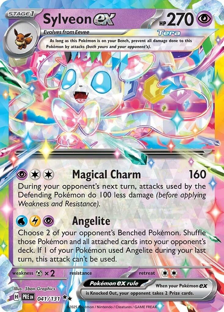 Image for Sylveon ex (041/131) (SV: Prismatic Evolutions) - Pokemon