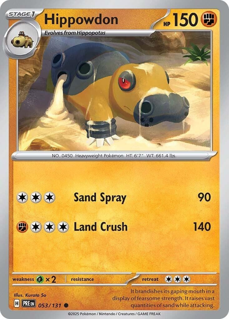 Image for Hippowdon (053/131) (SV: Prismatic Evolutions) - Pokemon