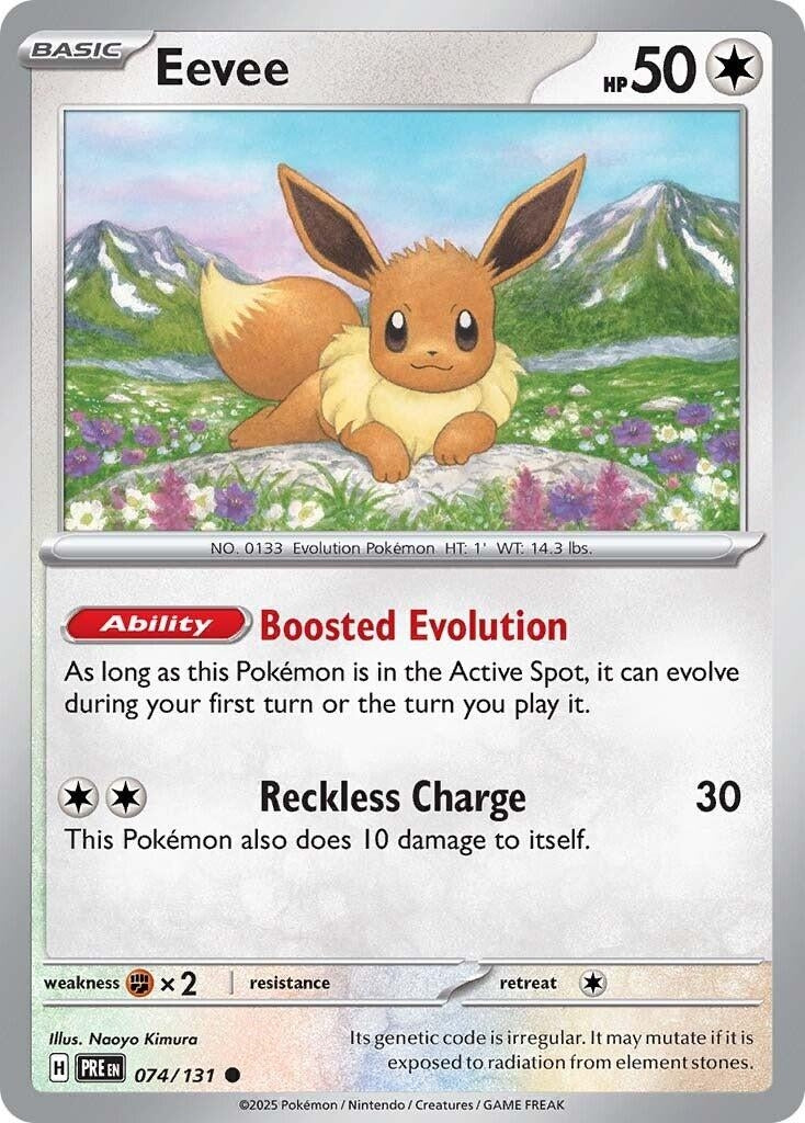 Image for Eevee (074/131) (SV: Prismatic Evolutions) - Pokemon