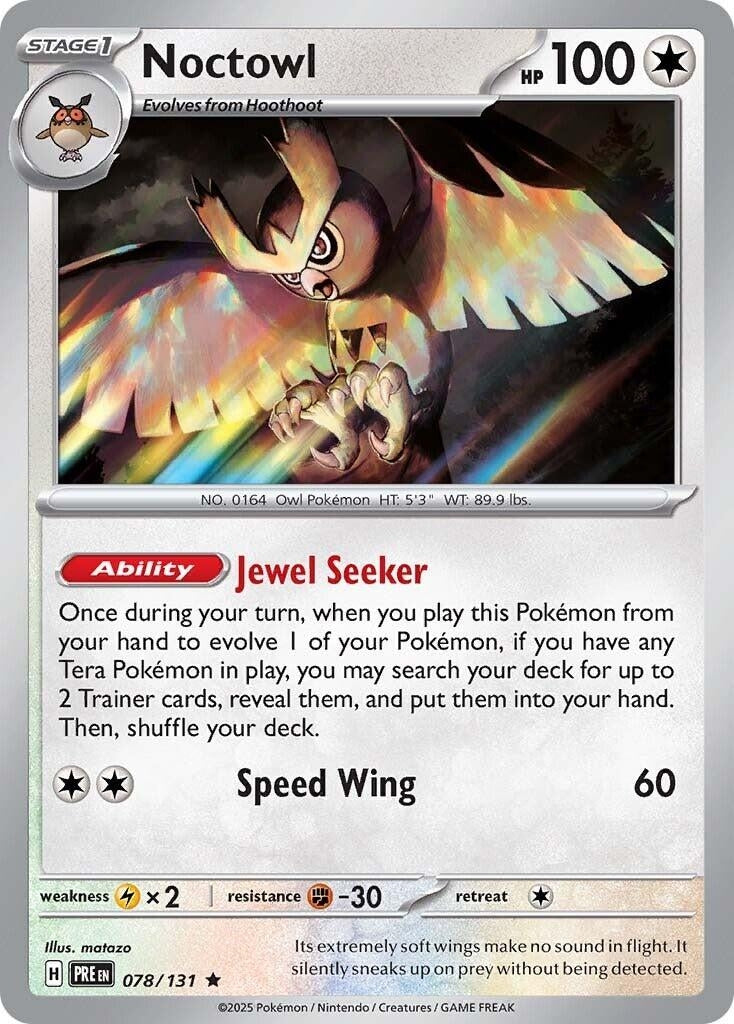 Image for Noctowl (078/131) (SV: Prismatic Evolutions) - Pokemon