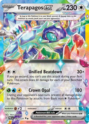 Image for Terapagos ex (092/131) (SV: Prismatic Evolutions) - Pokemon