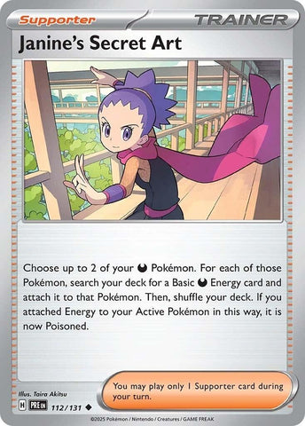 Image for Janine's Secret Art (112/131) (SV: Prismatic Evolutions) - Pokemon