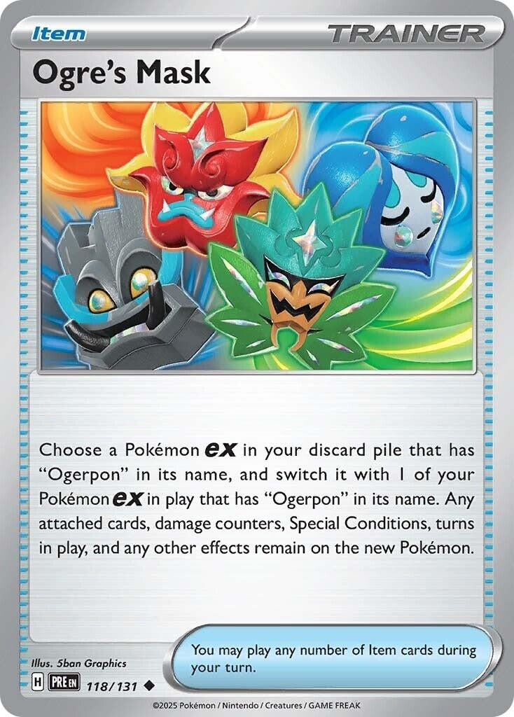 Image for Ogre's Mask (118/131) (SV: Prismatic Evolutions) - Pokemon