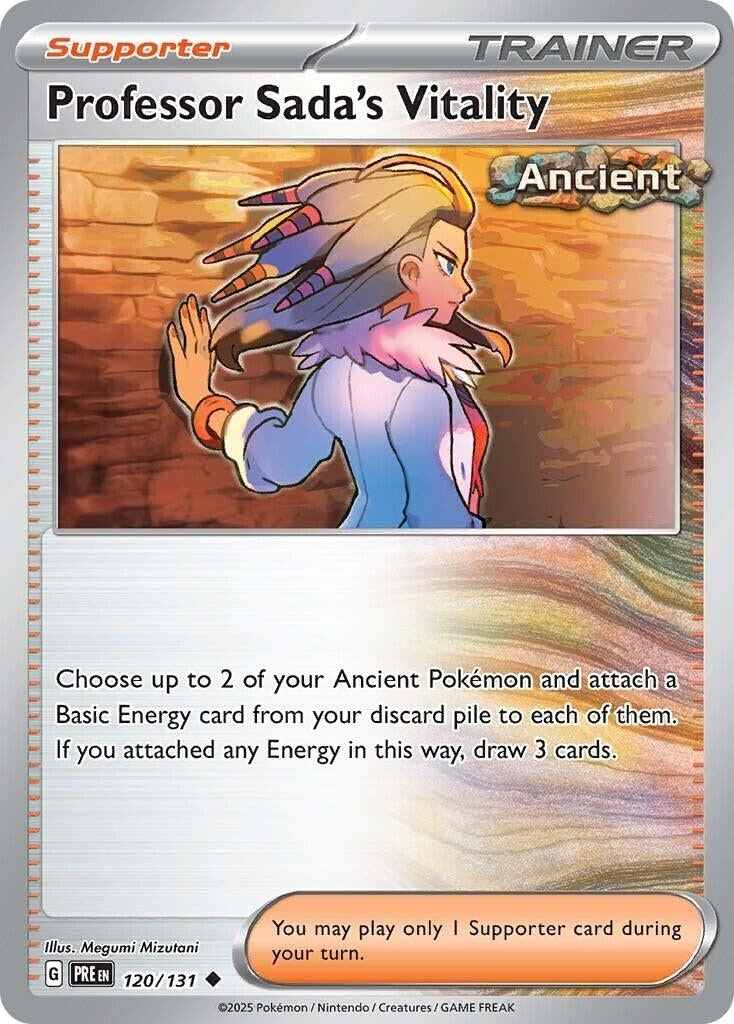 Image for Professor Sada's Vitality (120/131) (SV: Prismatic Evolutions) - Pokemon