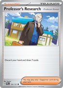 Image for Professor's Research [Professor Rowan] (124/131) (SV: Prismatic Evolutions) - Pokemon