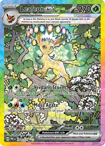 Image for Leafeon ex (144/131) (SV: Prismatic Evolutions) - Pokemon