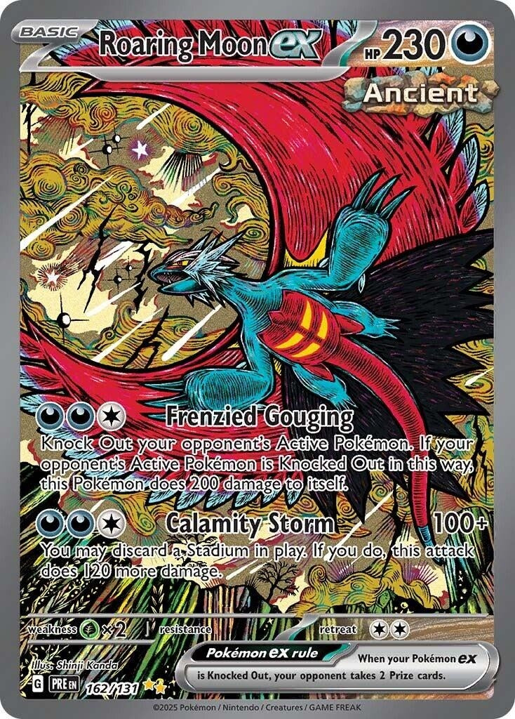 Image for Roaring Moon ex (162/131) (SV: Prismatic Evolutions) - Pokemon