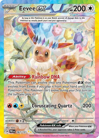 Image for Eevee ex (167/131) (SV: Prismatic Evolutions) - Pokemon