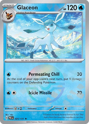 Image for Glaceon (Poke Ball Pattern) (025/131) (SV: Prismatic Evolutions) - Pokemon