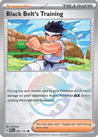 Image for Black Belt's Training - 097/131 (Poke Ball Pattern) (097/131) (SV: Prismatic Evolutions) - Pokemon