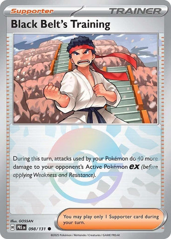 Image for Black Belt's Training - 098/131 (Poke Ball Pattern) (098/131) (SV: Prismatic Evolutions) - Pokemon