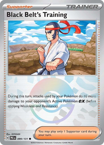Image for Black Belt's Training - 099/131 (Poke Ball Pattern) (099/131) (SV: Prismatic Evolutions) - Pokemon