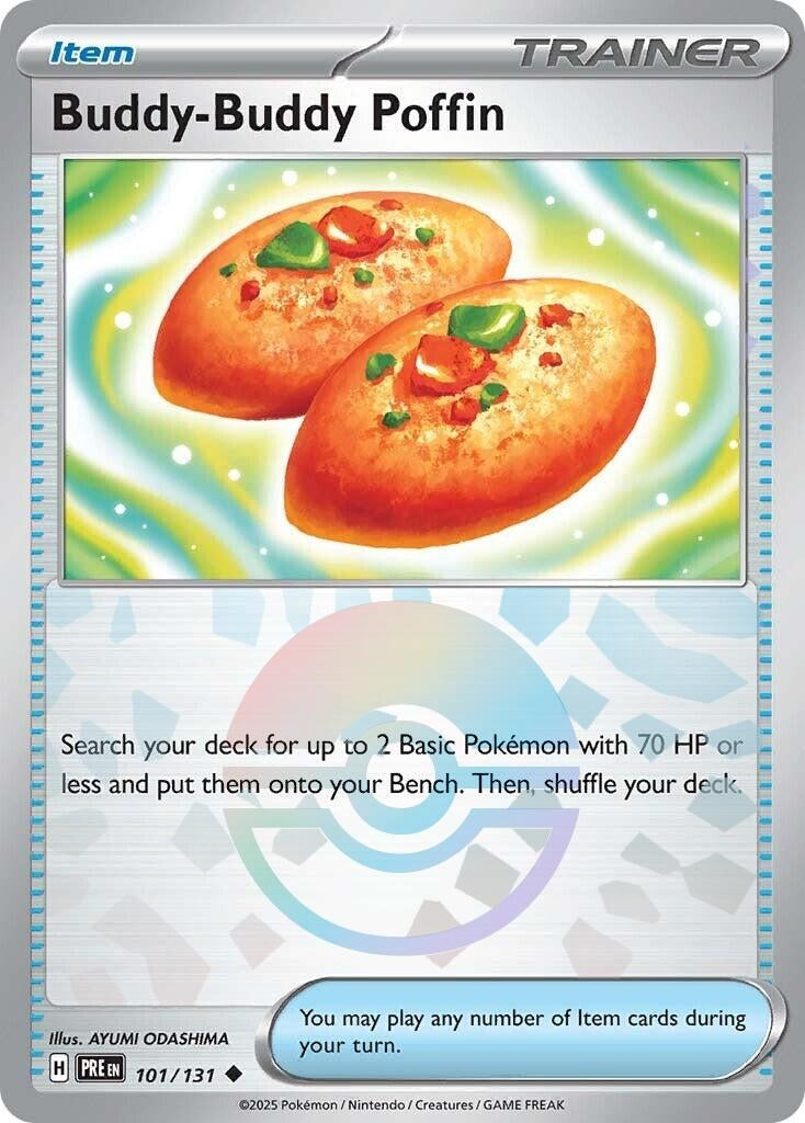 Image for Buddy-Buddy Poffin (Poke Ball Pattern) (101/131) (SV: Prismatic Evolutions) - Pokemon