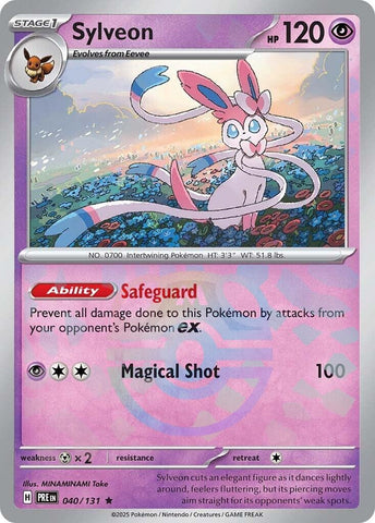 Image for Sylveon (Master Ball Pattern) (040/131) (SV: Prismatic Evolutions) - Pokemon