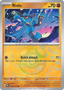 Image for Riolu (Master Ball Pattern) (050/131) (SV: Prismatic Evolutions) - Pokemon