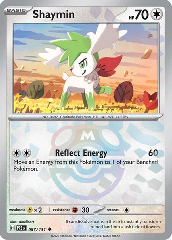 Image for Shaymin (Master Ball Pattern) (087/131) (SV: Prismatic Evolutions) - Pokemon