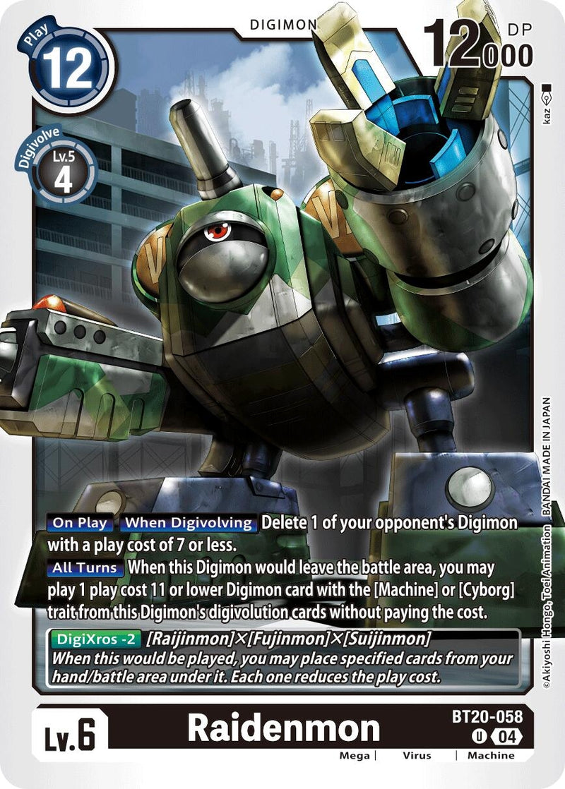 Image for Raidenmon (BT20-058 U) [BT19-20]