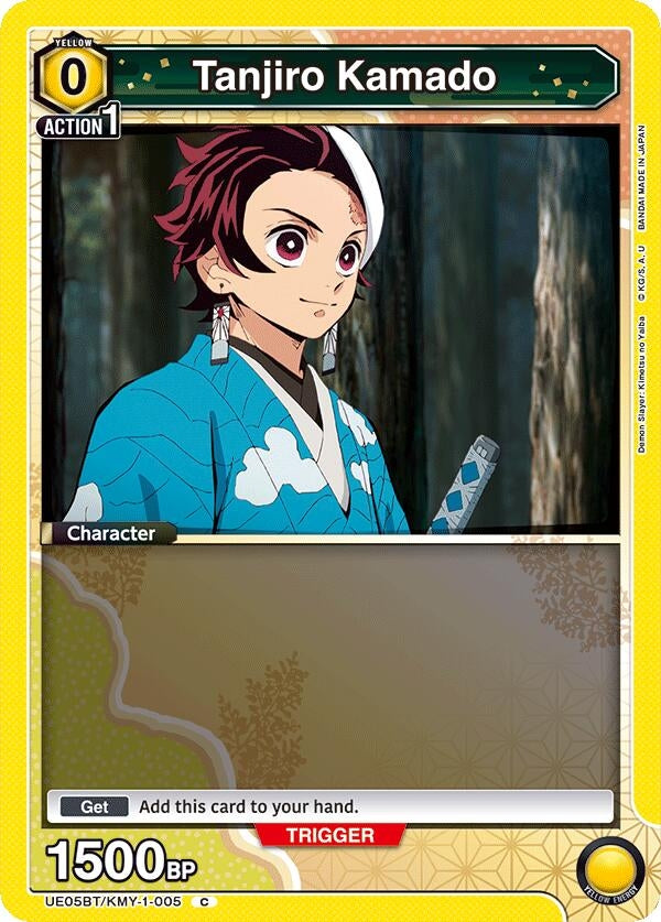 Image for Tanjiro Kamado (005) (Box Topper Foil) (UE05BT/KMY-1-005) [UE05BT: Demon Slayer: Kimetsu no Yaiba]