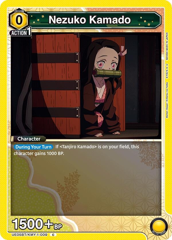Image for Nezuko Kamado (009) (Box Topper Foil) (UE05BT/KMY-1-009) [UE05BT: Demon Slayer: Kimetsu no Yaiba]