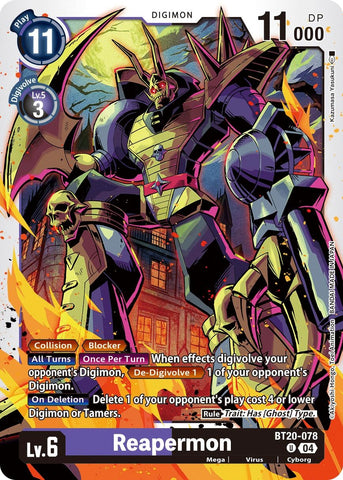 Image for Reapermon (BT20-078 U) (Release Special Booster 2.5) (BT19-20) - Digimon Card Game